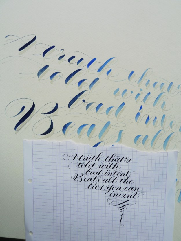 calligraphy experiments
