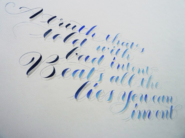 william blake calligraphy quotation