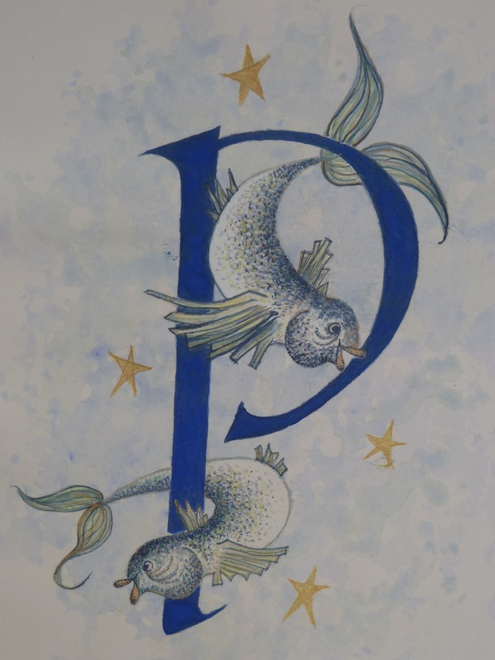 decorated-capital-p-for-pisces-uk