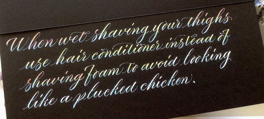 beauty-tip-written-in-copperplate-calligraphy-uk