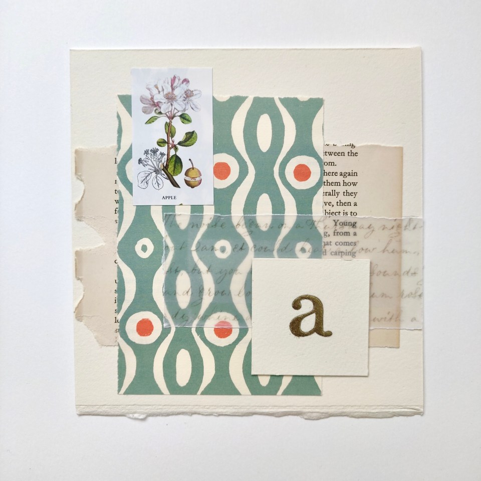 collage-with-gilded-letter-and-calligraphy
