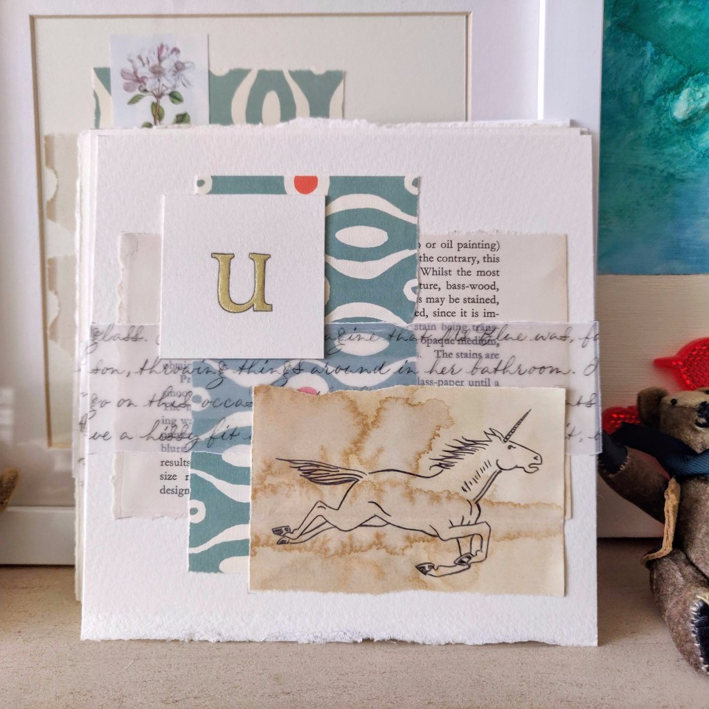 u-for-unicorn-collage-with-calligraphy-and-gilded-letter-uk